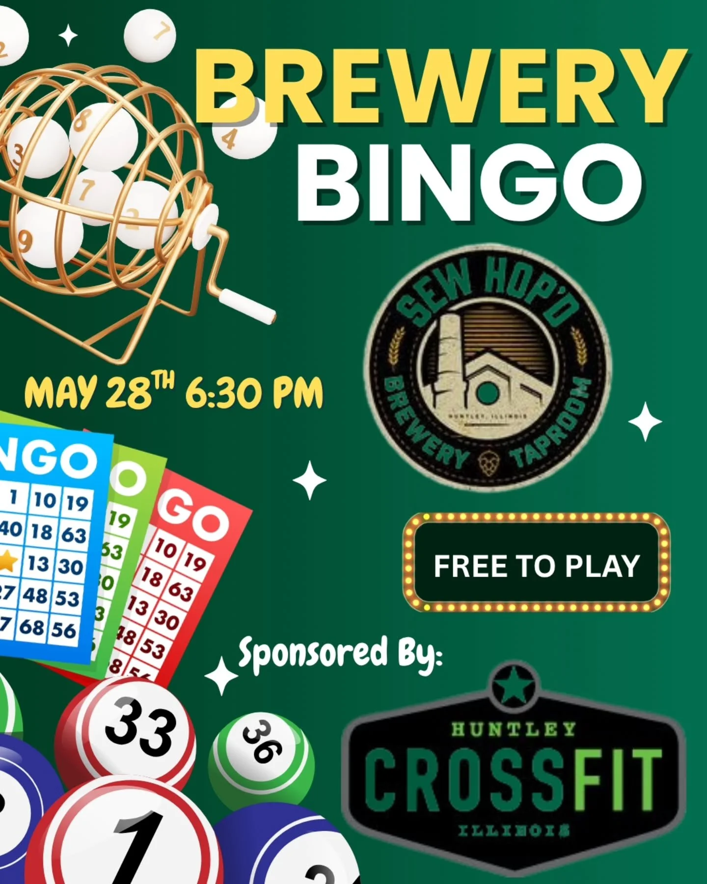Tonight&rsquo;s the LAST Brewery Bingo of the season! Join us at 6:30 pm for cold brews, bingo fun, prizes, and one more Thursday night with our favorite crew. Huge thanks to this week&rsquo;s sponsor @crossfithuntley 

@barriosmashco | 5&ndash;8 pm
