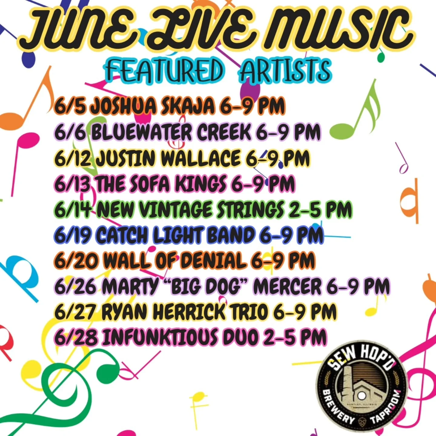 🎶 JUNE LIVE MUSIC 🎶