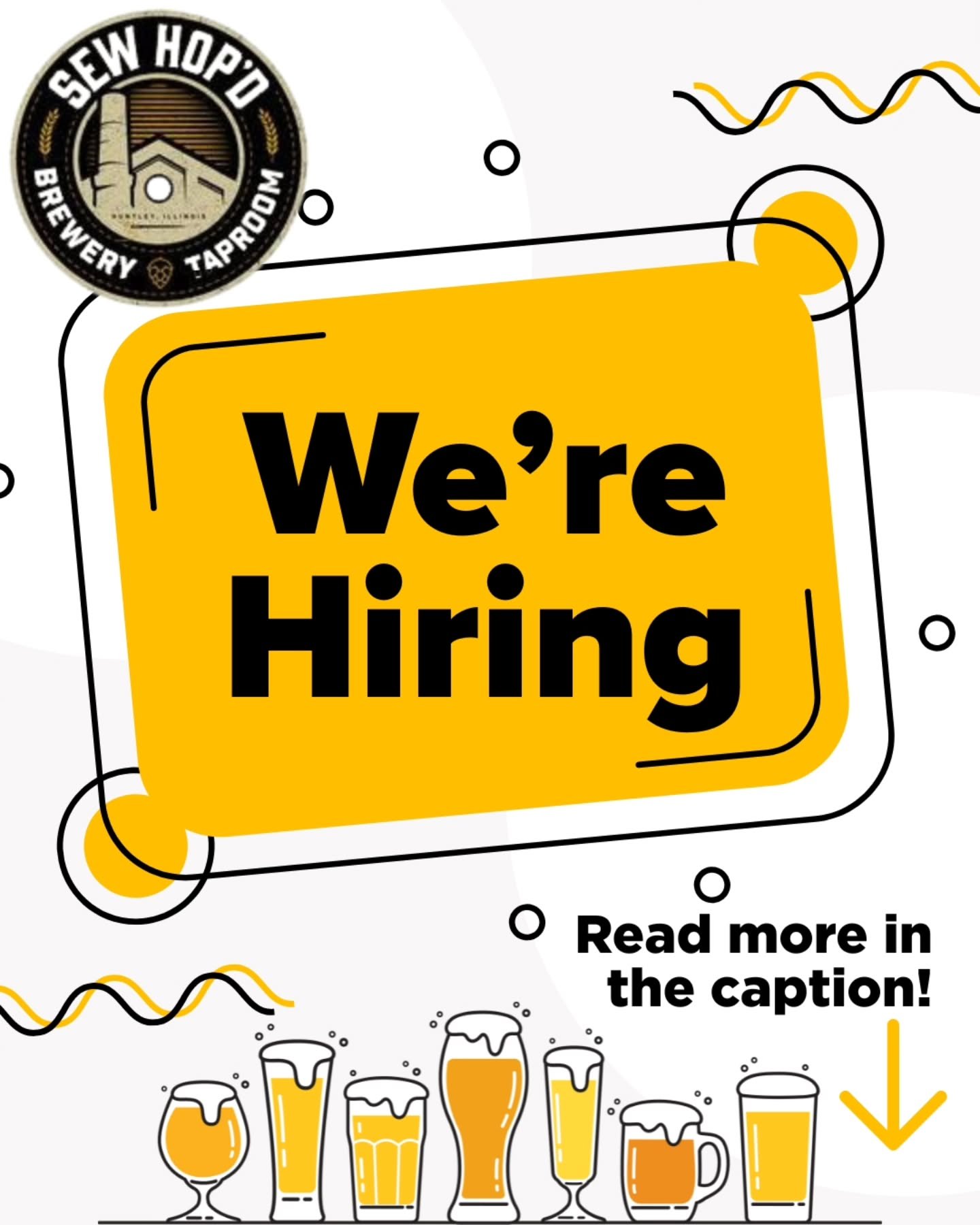 We're hiring! 👀
We're looking for a part-time taproom team member who loves craft beer, enjoys connecting with people, and thrives in a fast-paced, community-focused environment.

Availability on Fridays and Saturdays is a MUST, with occasional Sund