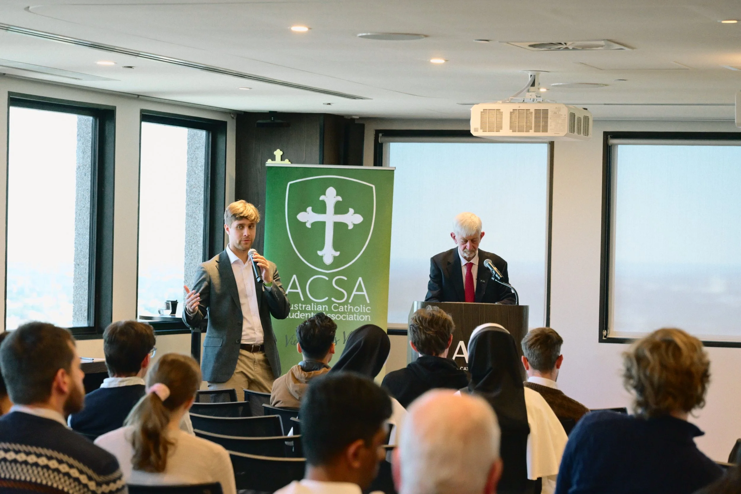 Mr Jody Bruen AO spoke on "Rerum Novarum and its Relevance in Modern Australia".
