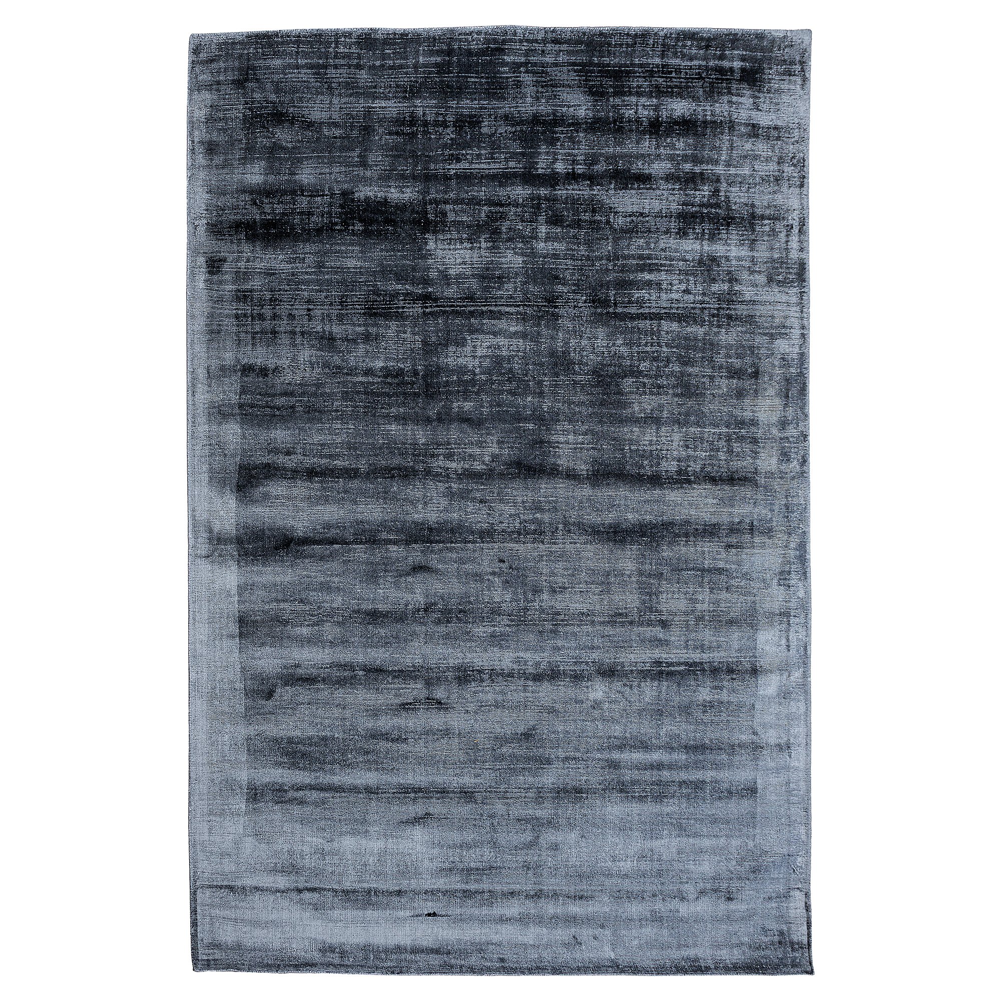 Hand Made Viscose Rug- Carissa Blue
