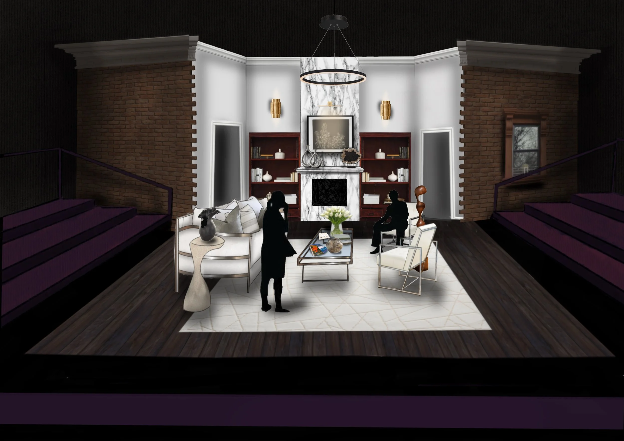 'God of Carnage' Original Design Rendering. Rendered using Procreate on the iPad Pro.