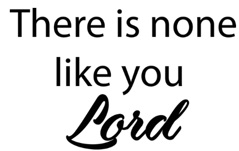 Final Thoughts: None Like Jesus
