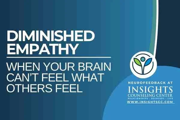 Diminished empathy brain map pattern — when your brain can't feel what others feel