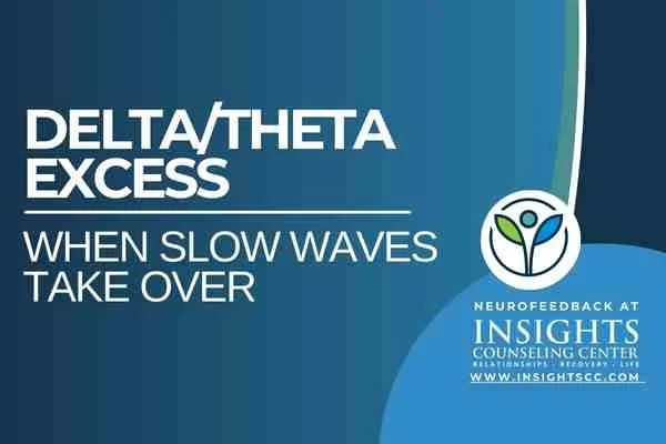 Delta theta excess brain map pattern — when slow waves take over