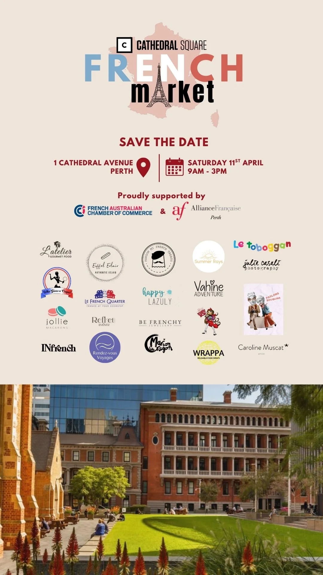 Cathedral Square French Market 11th April 2026