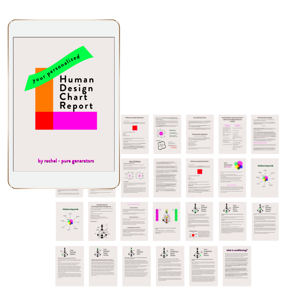 Hd Chart Free Human Design Chart — Pure Generators