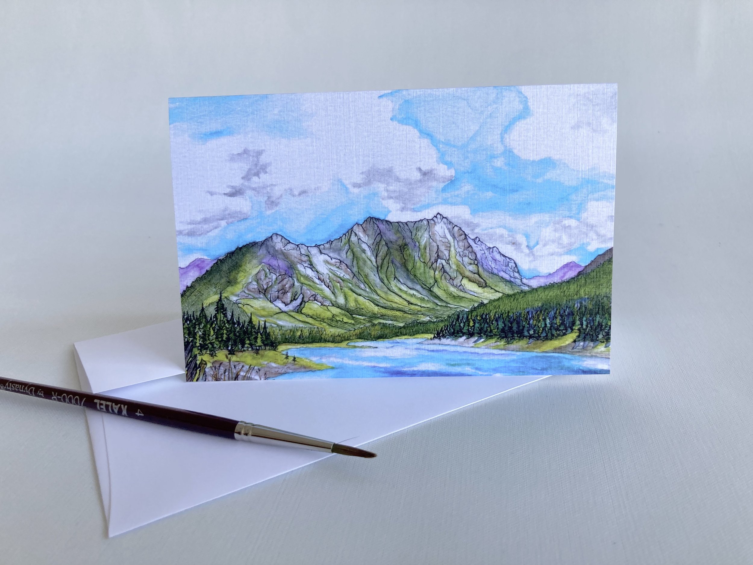 Hyalite Reflections card