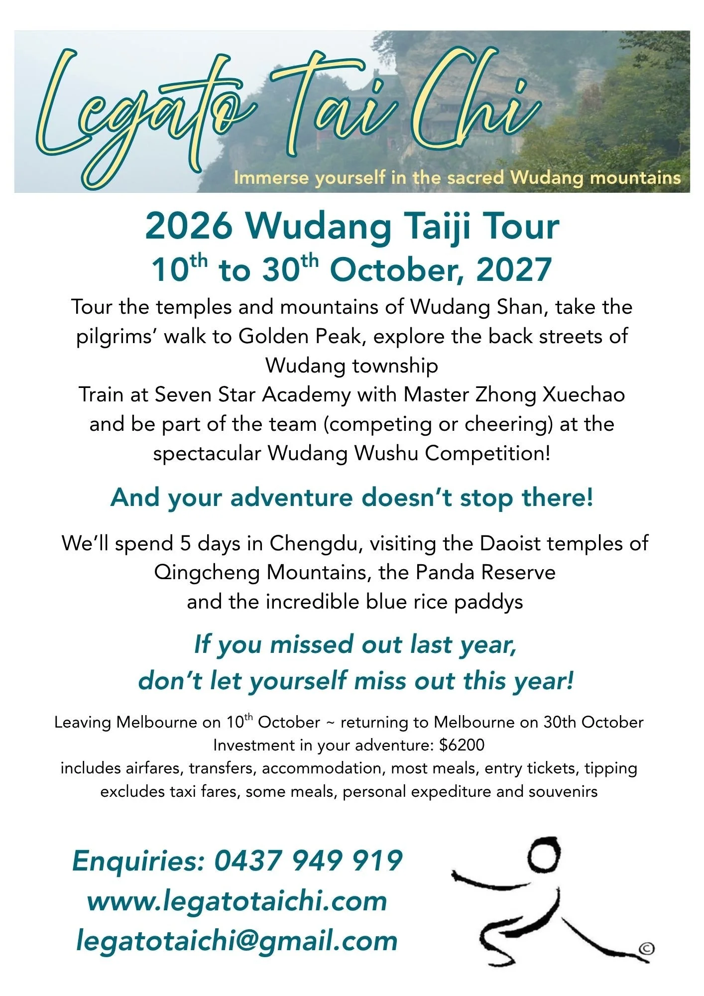 Wudang Taiji Tour 2026