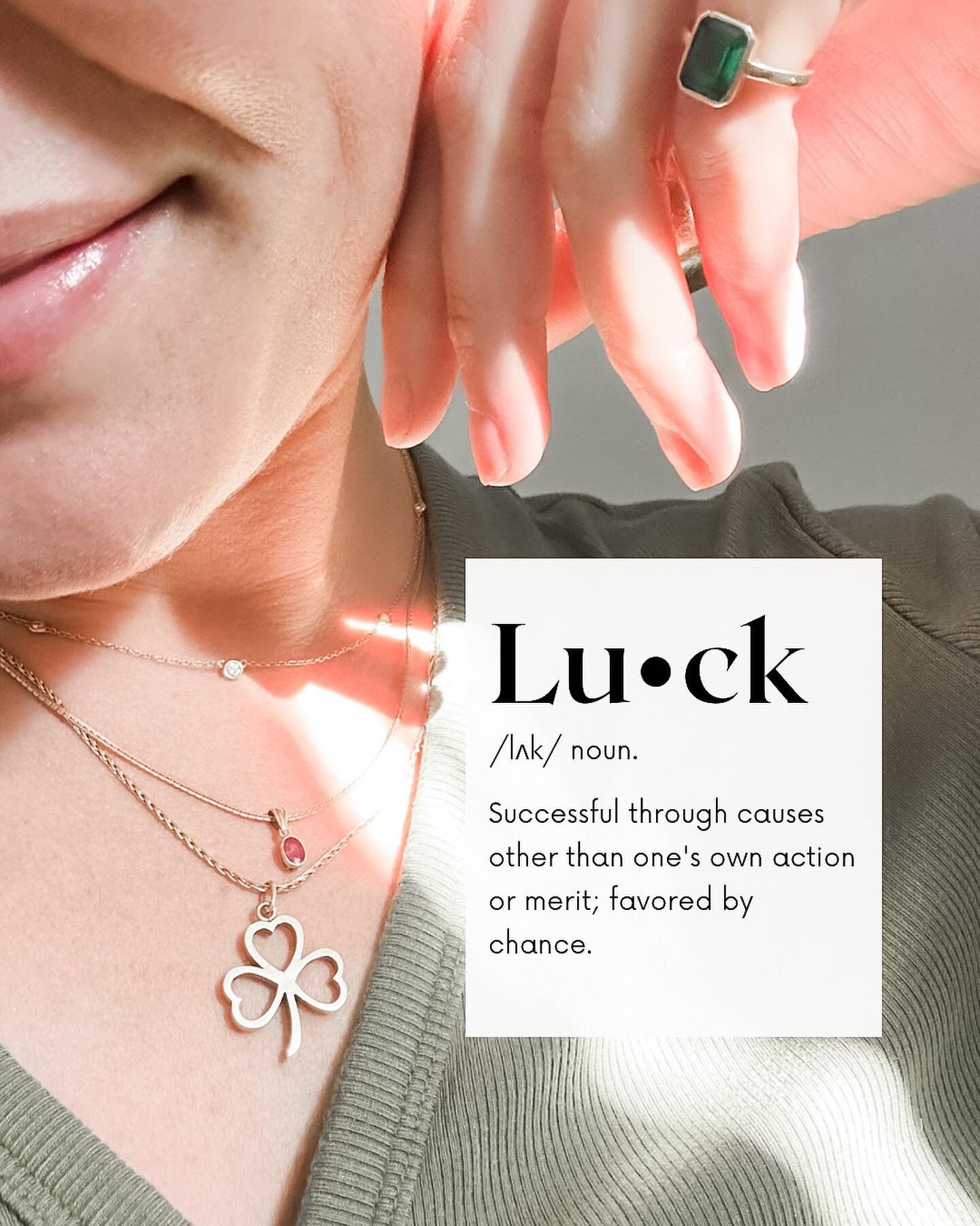 🍀 the truth about luck🍀

From the Vedic perspective, and based on it&rsquo;s very definition, luck involves a degree of randomness. 

My teacher, @thethomknoles, says, 
&ldquo;Luck, as it turns out, has to do with well-deserved, self-created good f