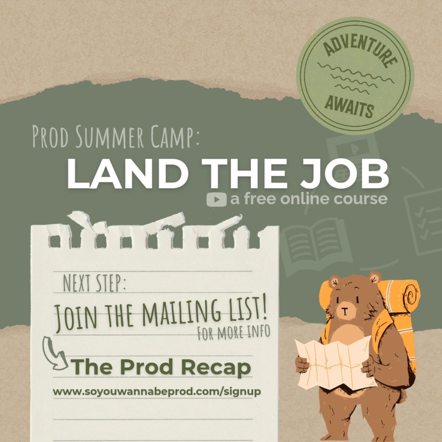 Just a reminder that So You Wanna Be Prod's first online course is launching this month! Be sure to join the mailing list to get the course links and latest updates. π»ποΈ
.
.
.
.
.
#soysummercamp #productiontraining #film #tv #bcfilm #vfx #animation