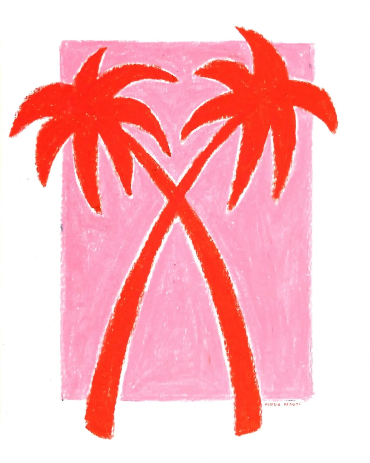 Coco for coco 🌴🌴

#oilpastel #playful #print