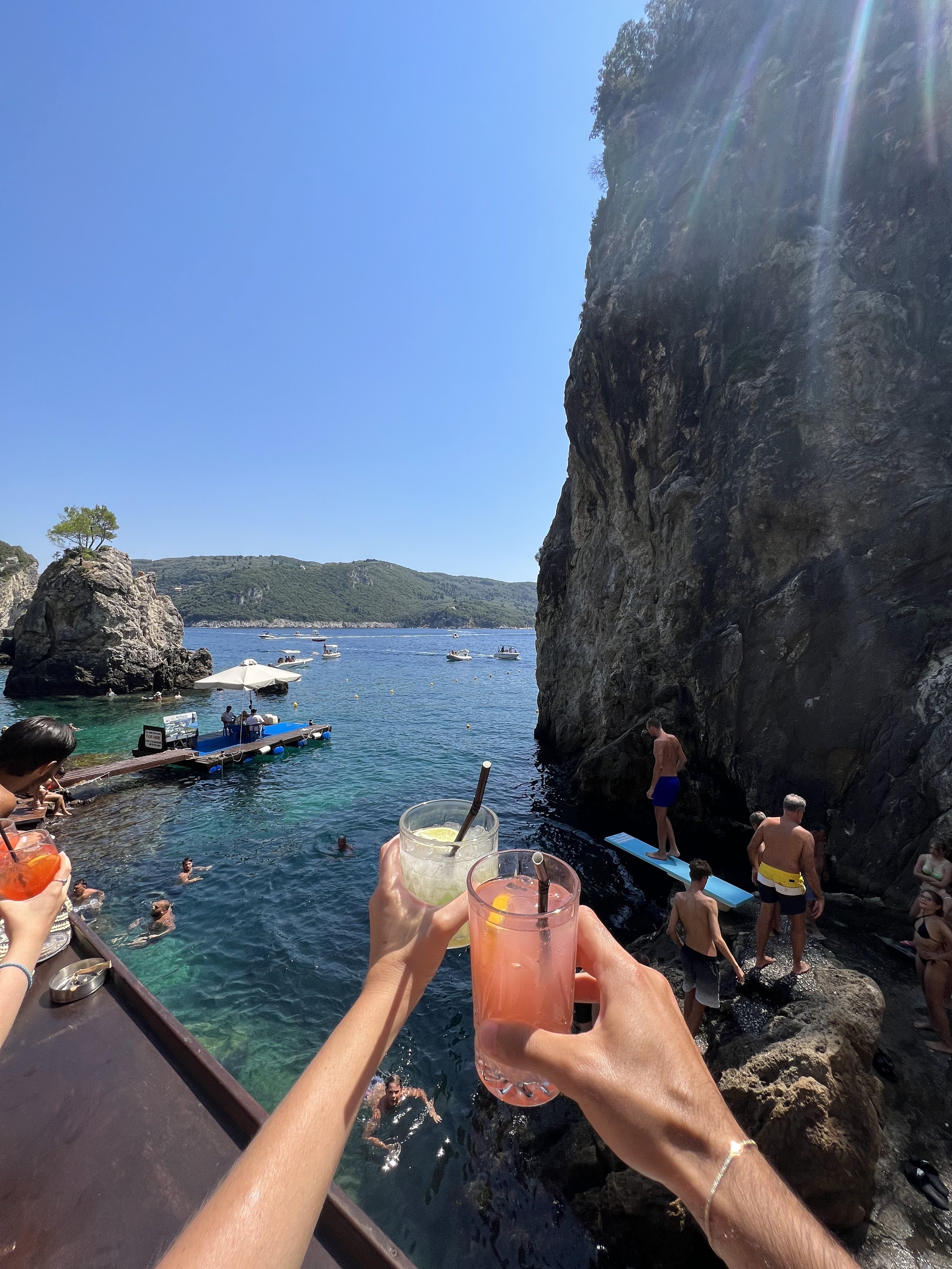 Cheers from La Grotta