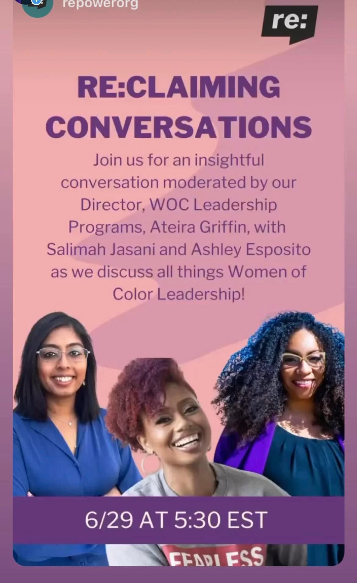 Ateira Griffin interviews Ashley Esposito &amp; Salimah Jasani about being women of color in leadership.
