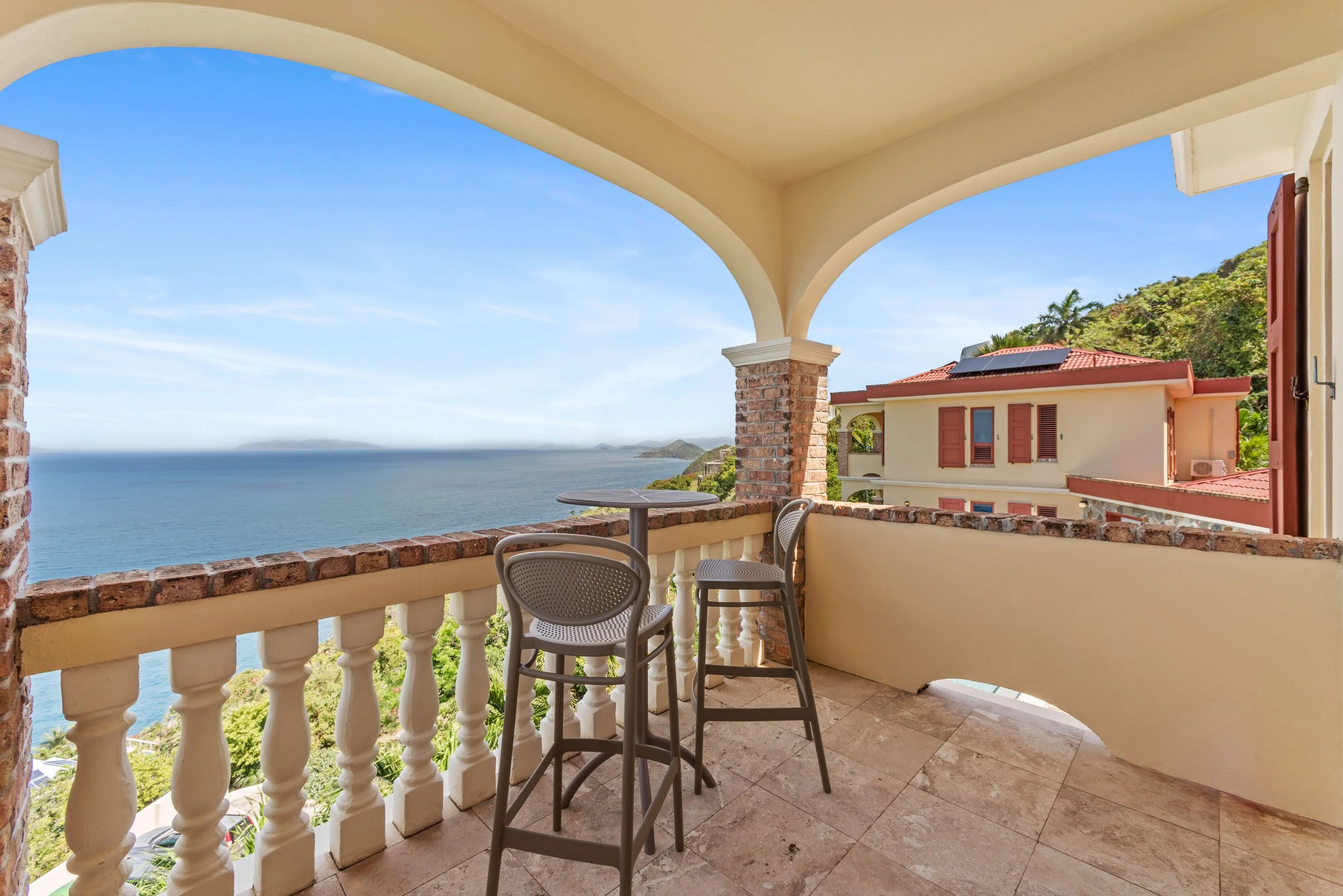 Suite four private terrace just off the King Bedroom
