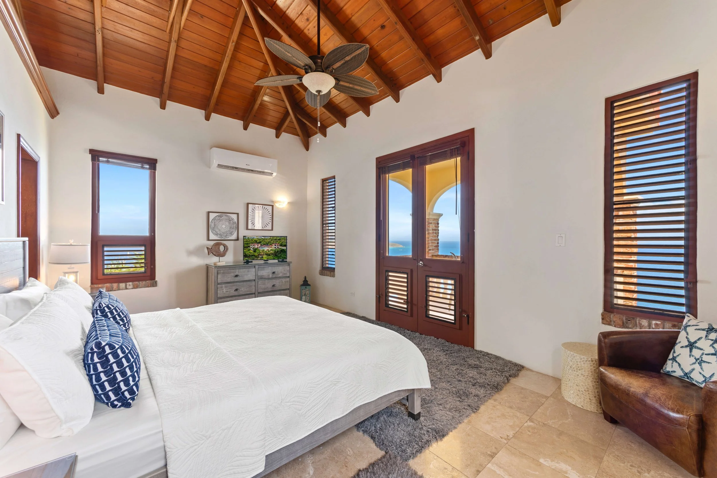 SUite three with King bed, en-suite bath and private Terrace