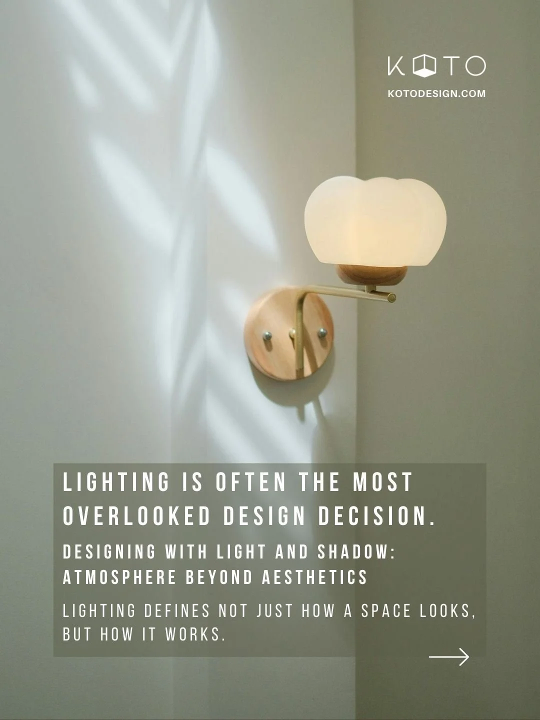 Lighting is often treated as an afterthought. But lighting does more than make a room bright enough to use. 

It can impact how a space is experienced and how it functions. 

When lighting is layered properly, a space becomes easier to live in. It ad