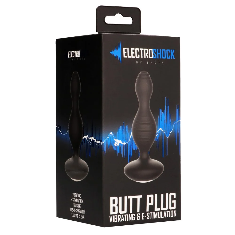 electro shock sex toys E-Stimulation Vibrating Buttplug — The Fetish Chamber