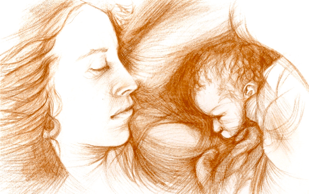 Mother and Child by Yvonne Maiden