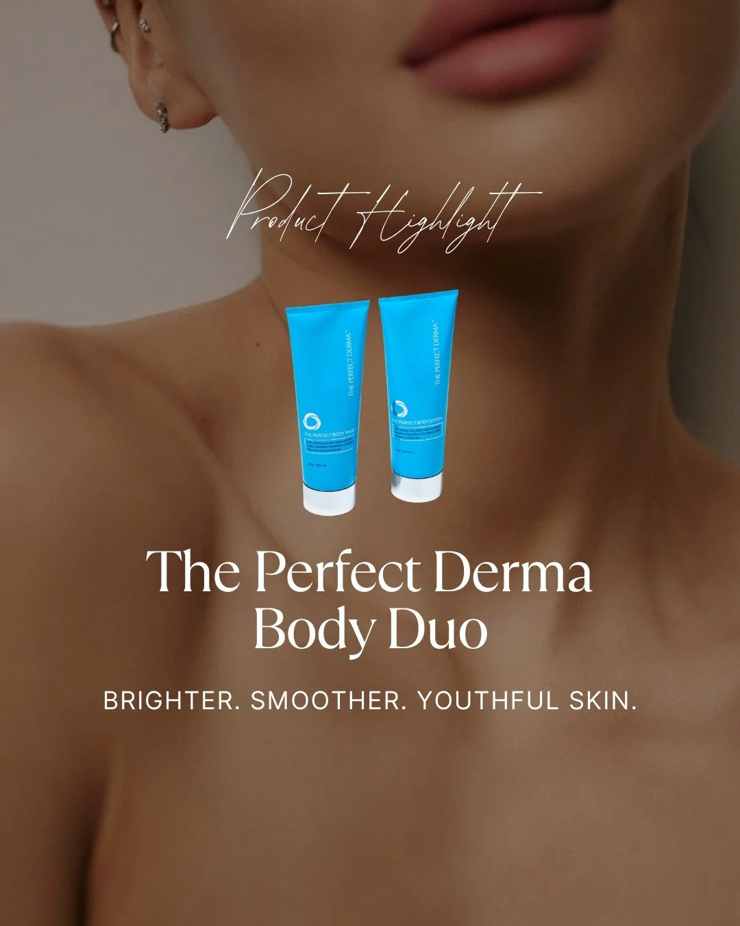 Pure bliss, bottled ✨

Meet The Perfect Derma Body Duo &mdash; your ultimate body-care glow-up.
Brighter. Smoother. More youthful-looking skin.

The Perfect Body Wash + Body Lotion work together to improve tone, texture, and clarity for skin that loo