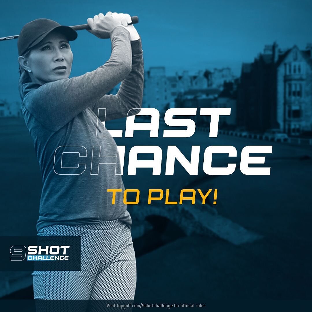 Have you competed in the #Toptracer 9-Shot Challenge yet?
Download the Free @Toptracer app, select 9-shot challenge &amp; hit your best approach shot on 9 virtual golf holes @thehomeofgolf 
Finishes tomorrow so get to the range &amp; top our leaderbo