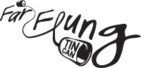 Logo with the text 'Far FUn' connected by a stethoscope, with 'Tiny Can' written on a small can at the bottom.