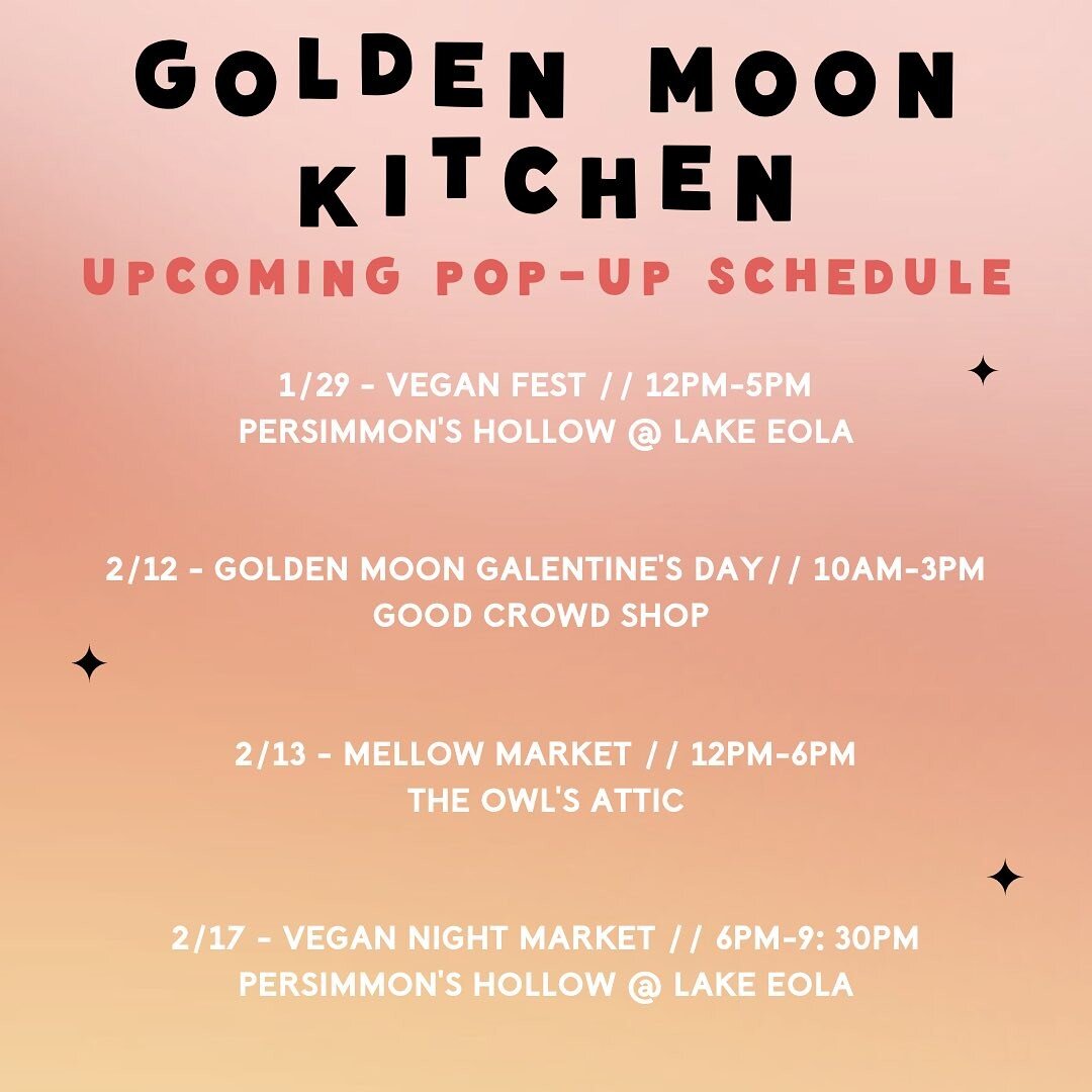 Here&rsquo;s where you can find me throughout the rest of Jan/Feb!!! 💕🌱

It&rsquo;s been a truly wild ride so far, orlando. 🥲 Sometimes I forget that I just had my FIRST pop up *last month*. Been steady at almost one a week all of January! It&rsqu