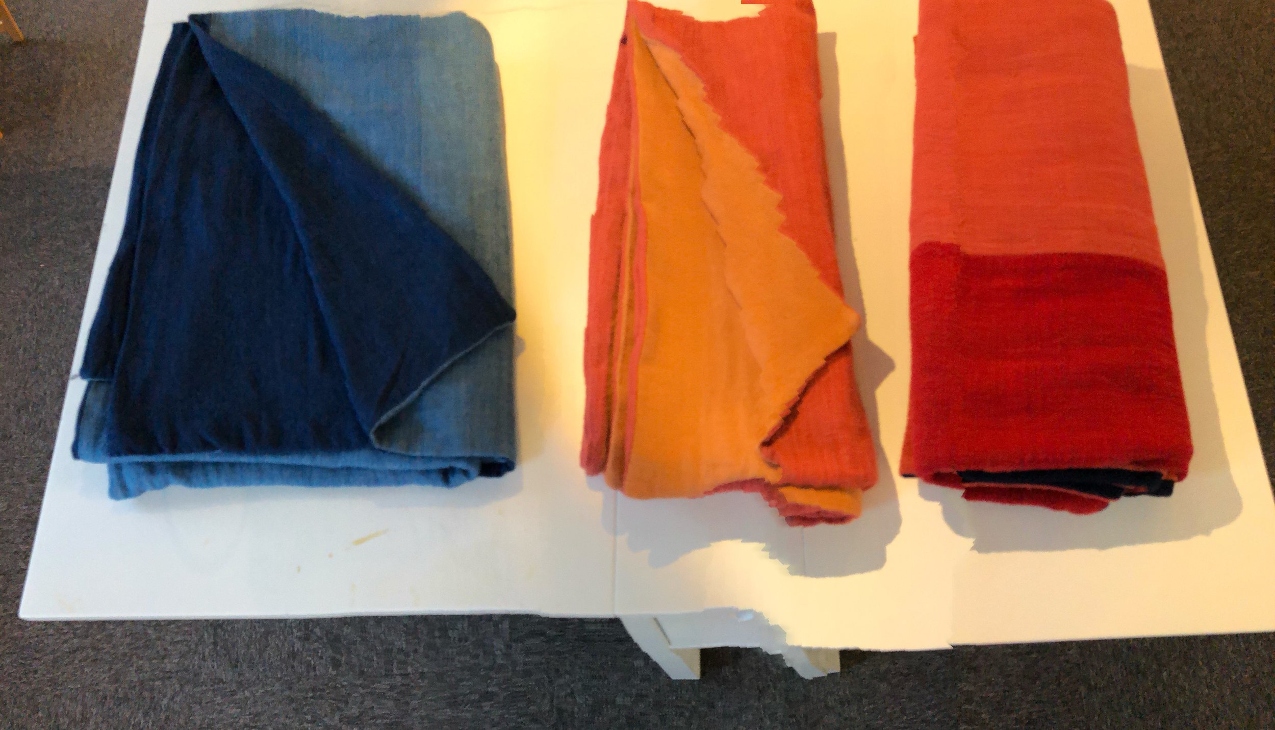 Blue - Oragne - Red