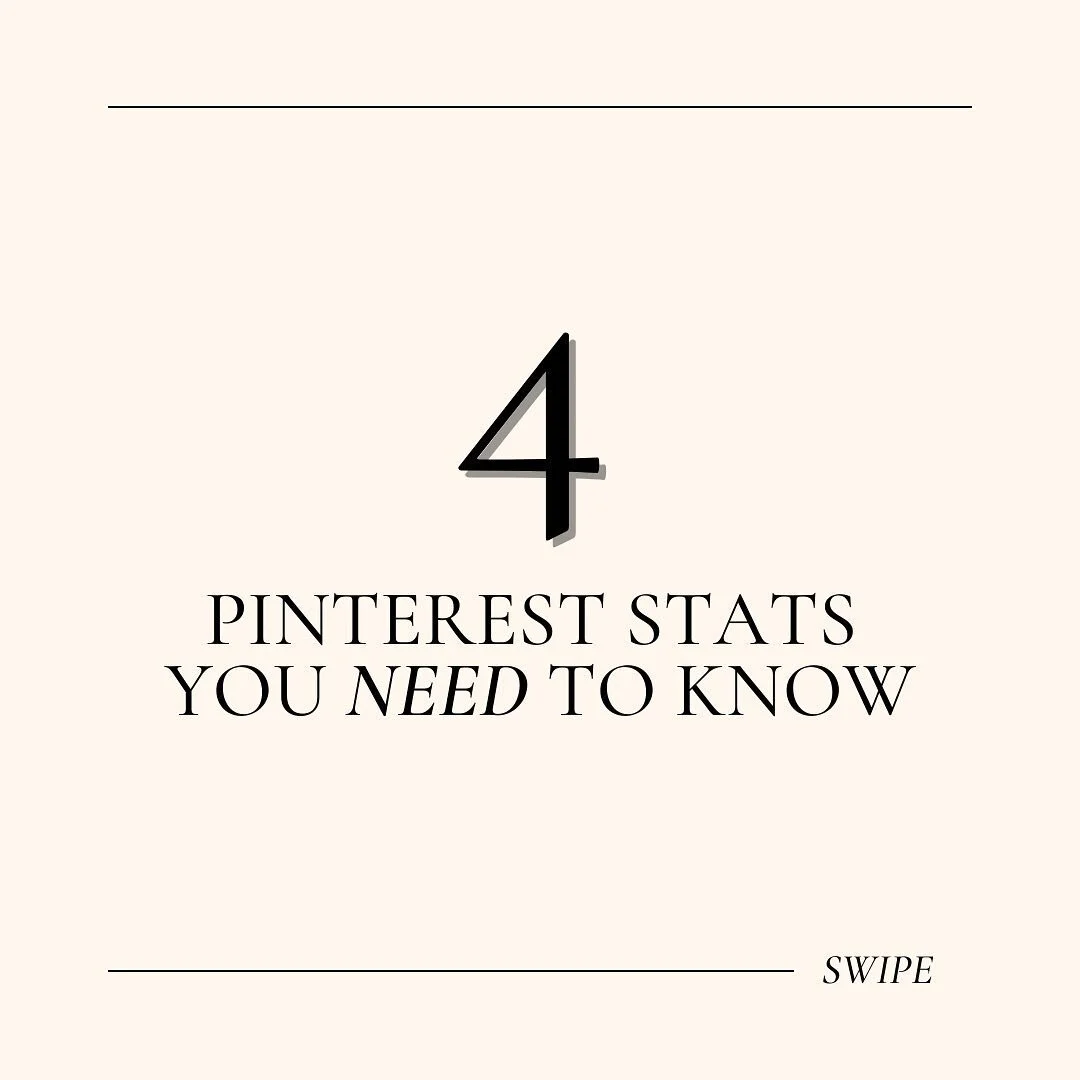 We could go into heavy detail....save this post for when you're planning out your Q1 strategy👇🏼⁠
⁠
Pinterest is such a powerful platform, especially if you are in a niche like photography or own a product-based business. ⁠
⁠
Pinterest is like a gia