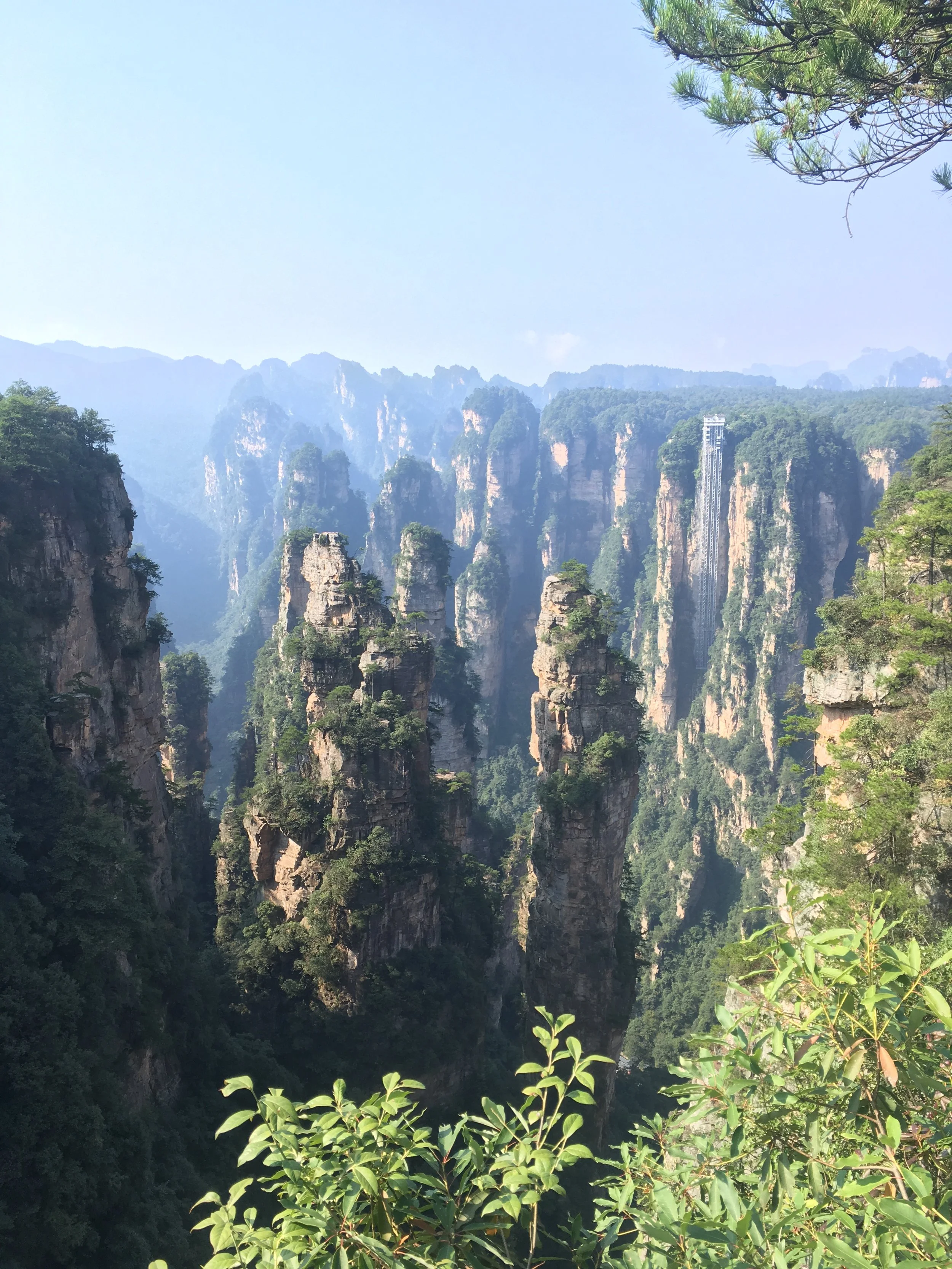 Quartz-Sandstone pillar-shaped mountains inspired the makers of Avatar