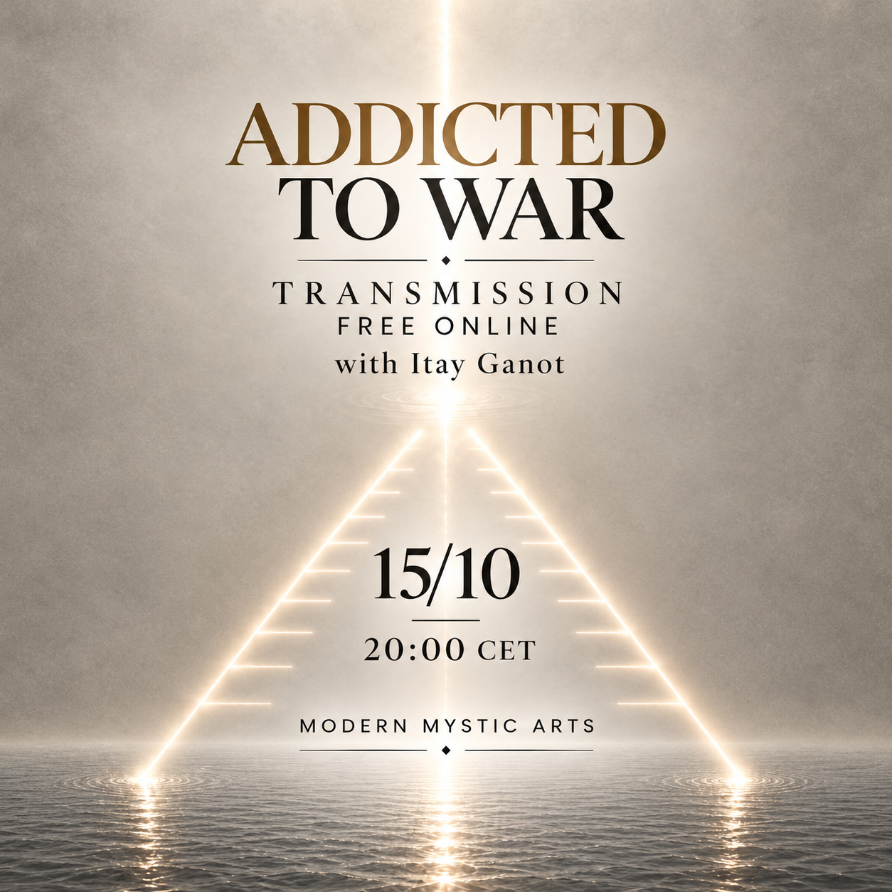 Addicted to War_ Luminous Pyramid Poster.png
