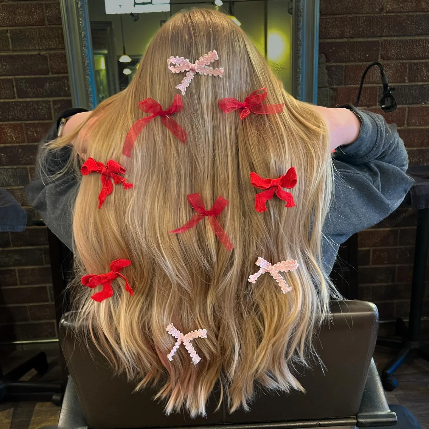 The only thing more powerful than hate is love. ❤️ Happy Valentine's from us to you! Come in to feel pampered the whole love month. ❤️ 

#salongeorgestpaul #stpaulsalon #twincitiessalon #mplssalon #valentineshairbows