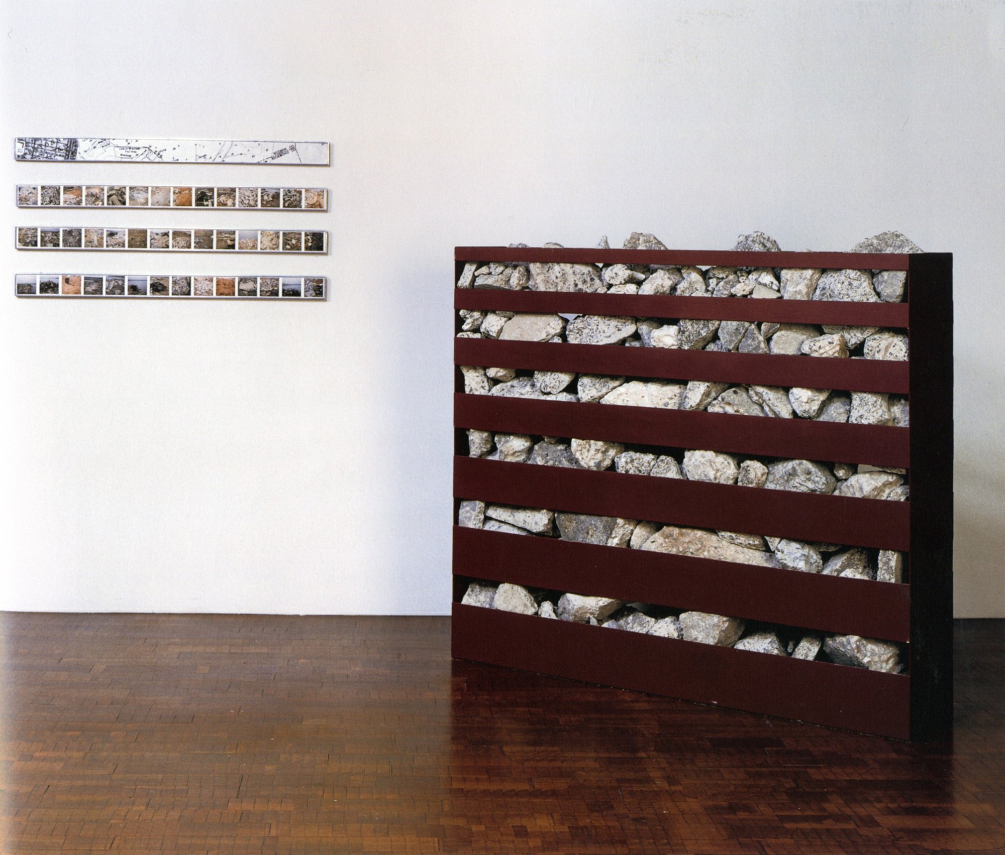 Installation view, Nonsite, Line of Wreckage, Bayonne, New Jersey, 1968.jpg