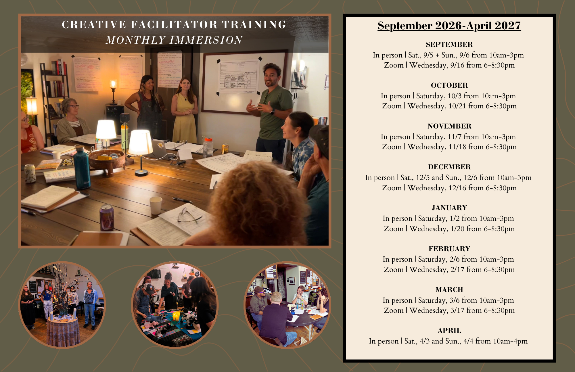 Creative Facilitator Training | VIRTUAL INFO SESSION