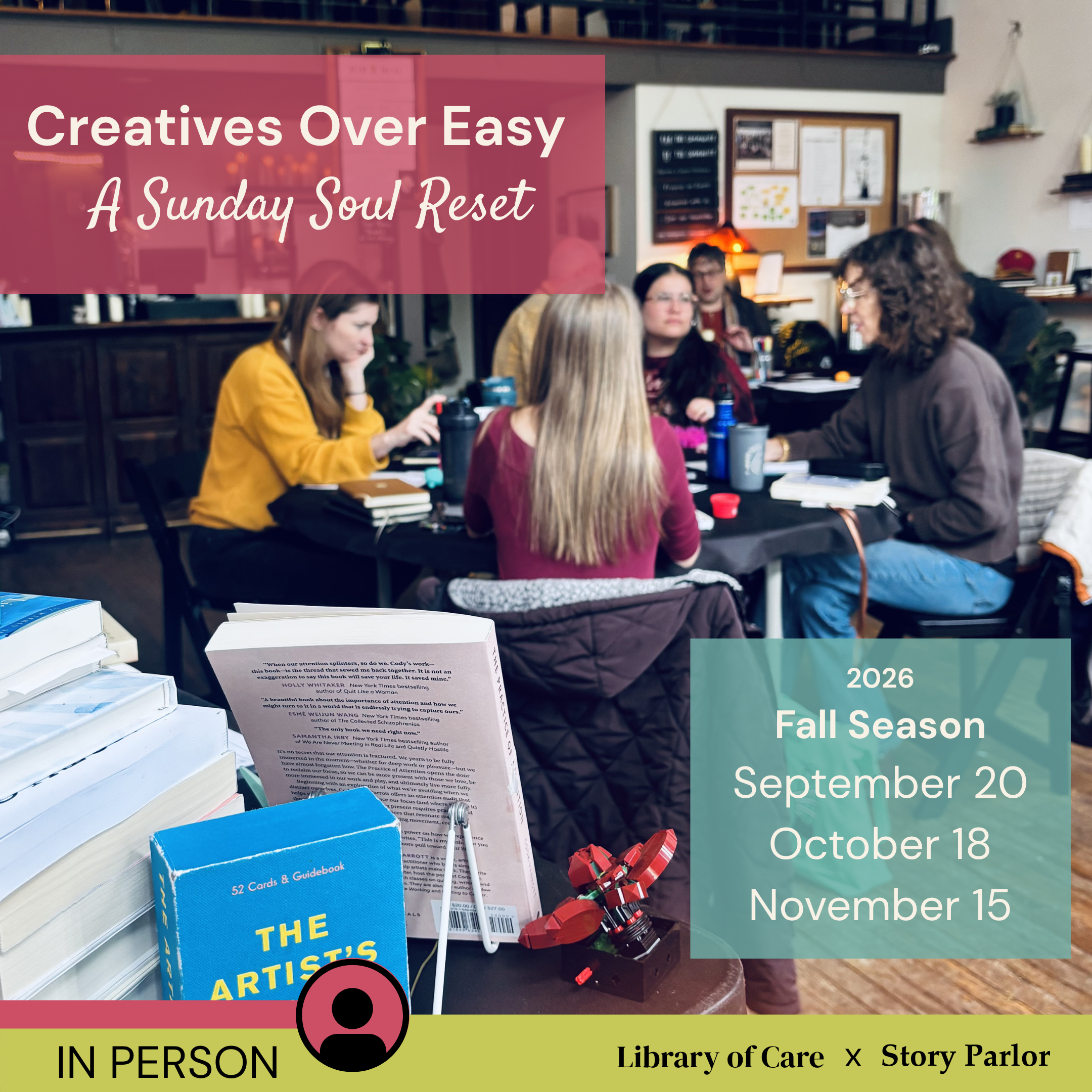 Creatives Over Easy: A Monthly Soul Reset | Morning Sessions | Third Sundays