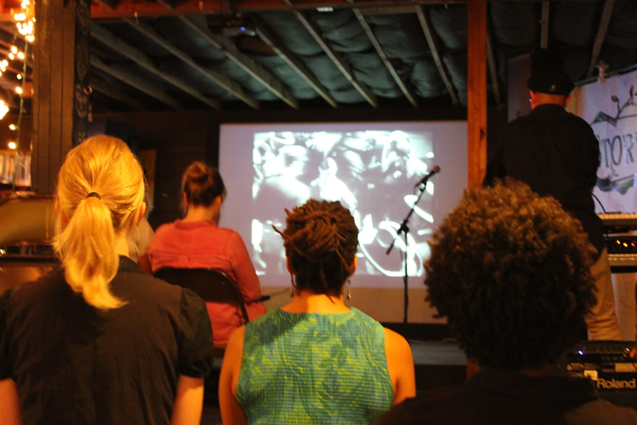 A short film at one of last year's Story Mixers.JPG