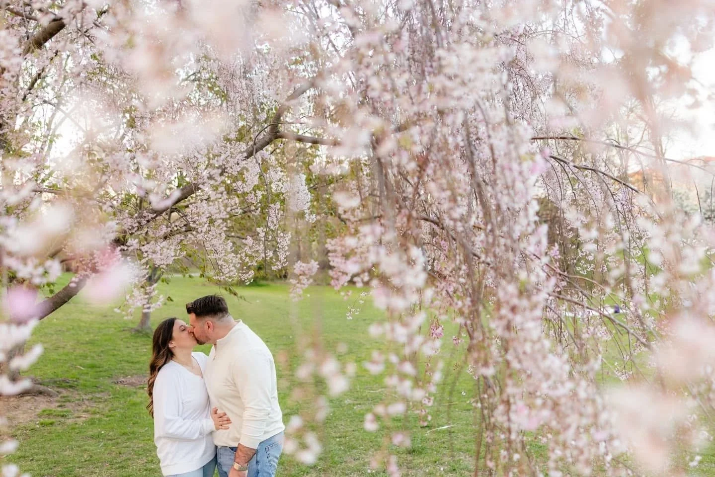 Have you ever been to Branch Brook park during the Cherry blossom bloom? I wouldn't advise going on a Saturday! 🌸

Even though I'm pretty sure there were enough people at the park to start a small country we made it look like we were the only ones. 