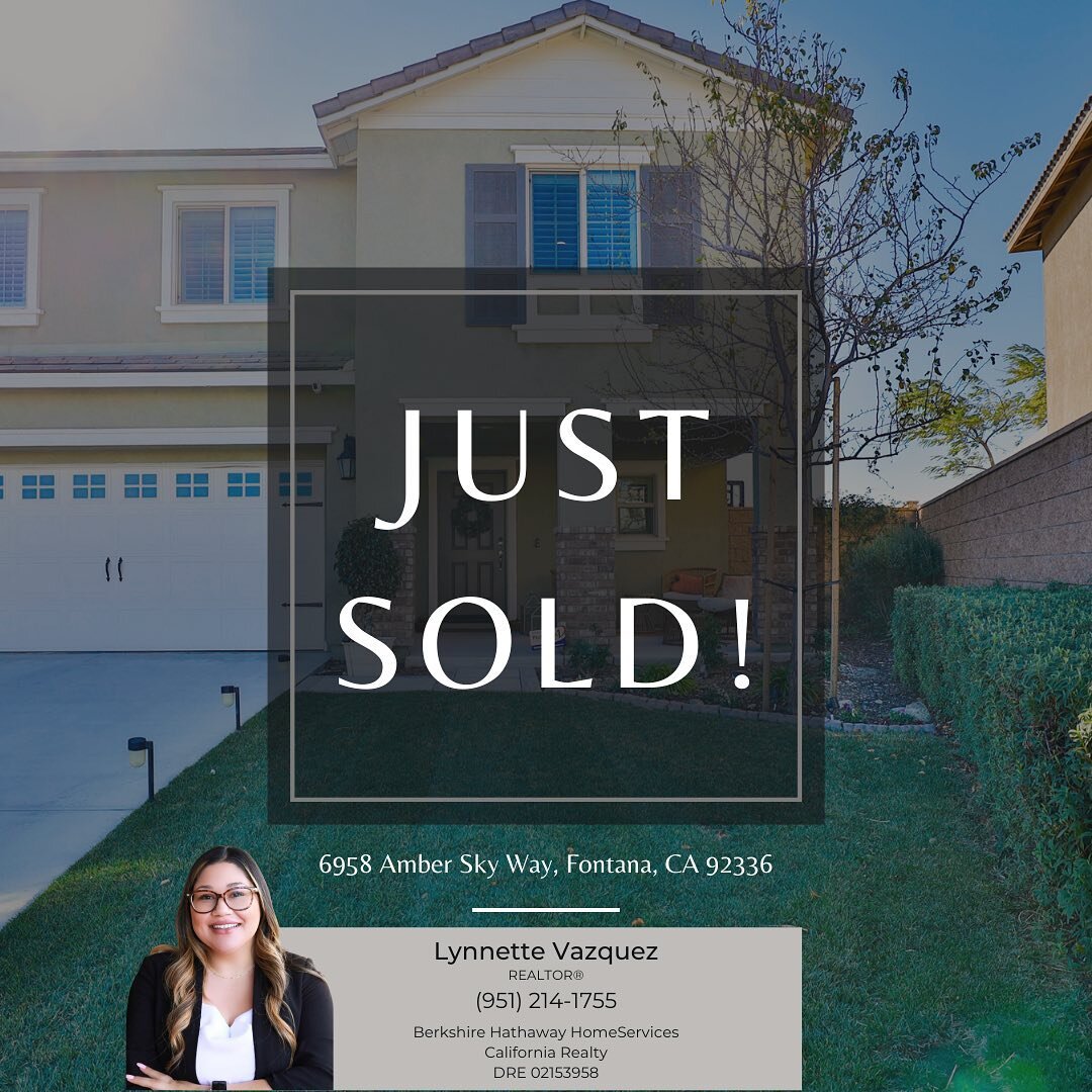 Just Sold! 🎉 Representing the Sellers!

What an amazing way to end the week. Feeling so blessed to have been able to work with such a sweet family. Huge congratulations to the buyers too, they are going to be moving in to a stunning new home 🥂 

Lo