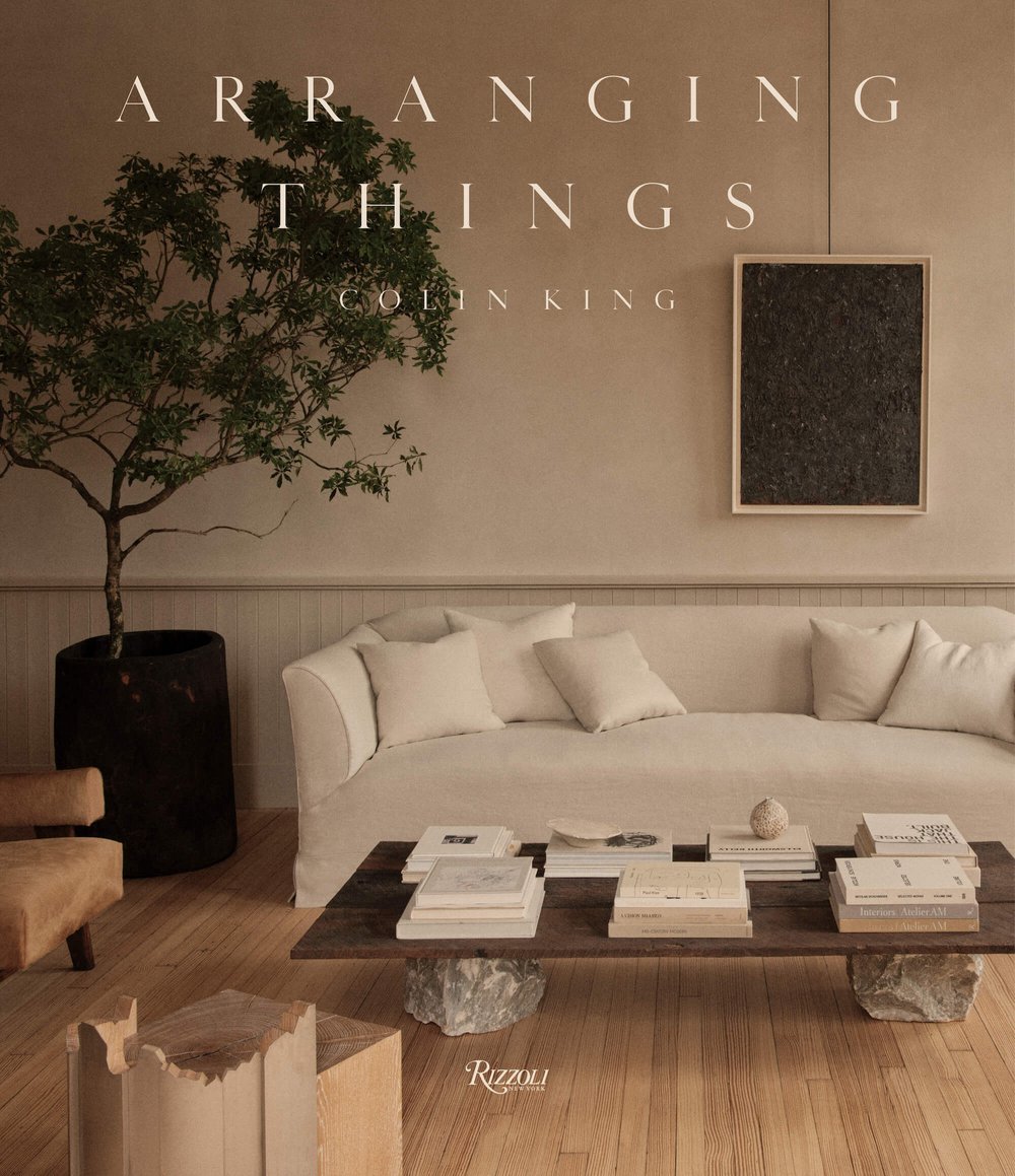 Arranging Things By Coling King Book Cover with Living Room Scene