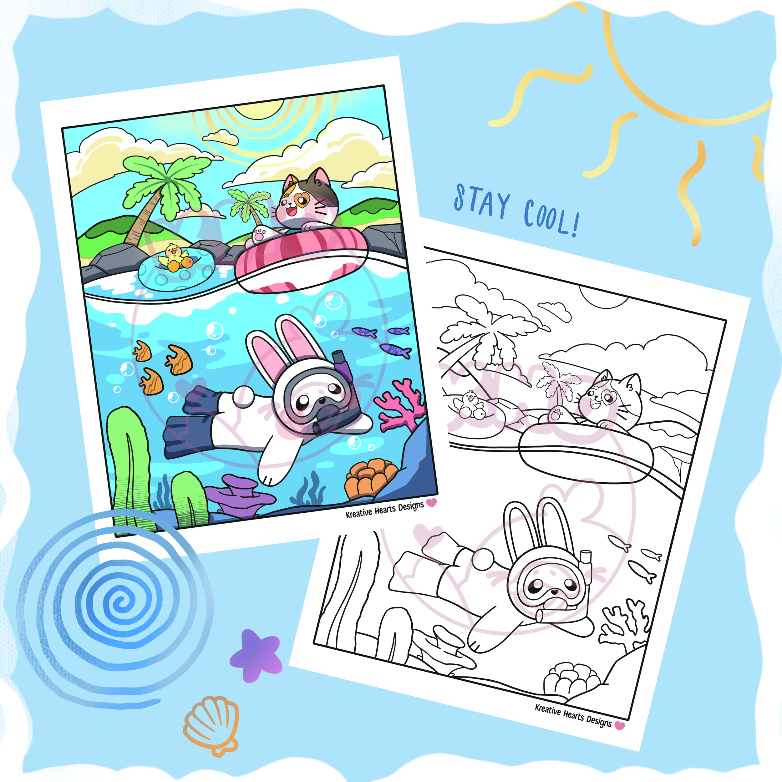 KHD Coloring Page (Summer Edition)