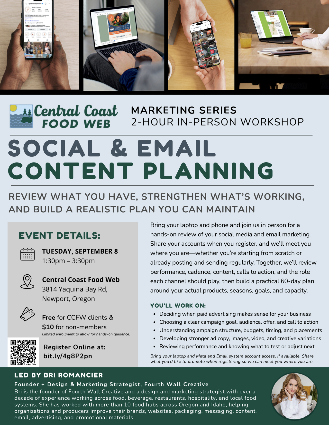 Social and Email Content Planning