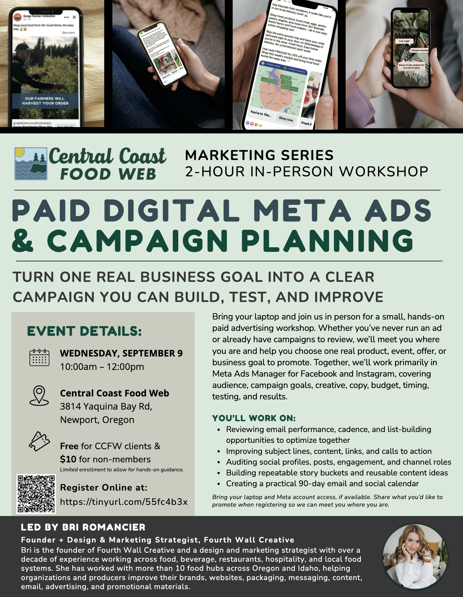 CCFW Marketing Series: Paid digital Meta ads & Campaign planning