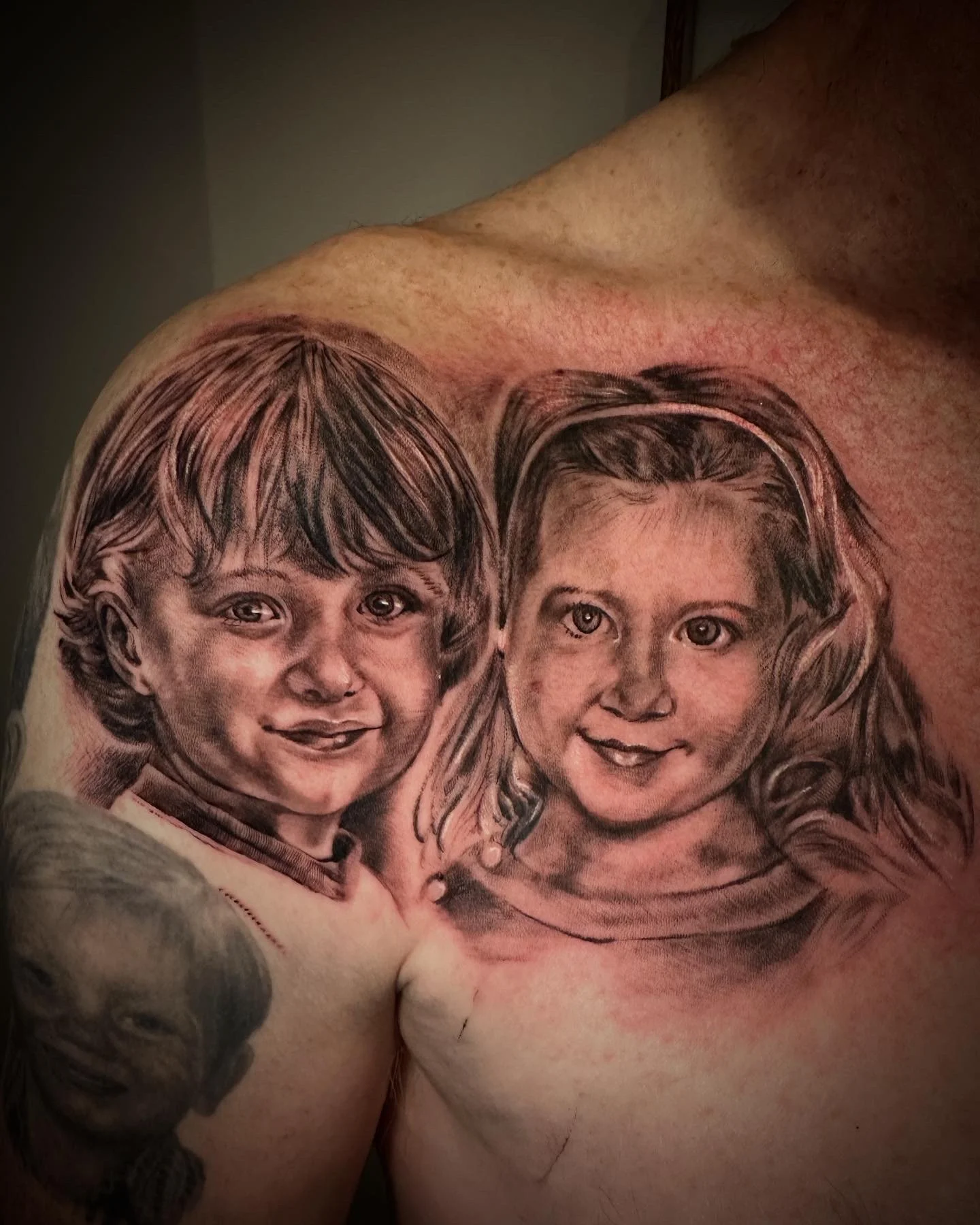 Black and grey Portrait 