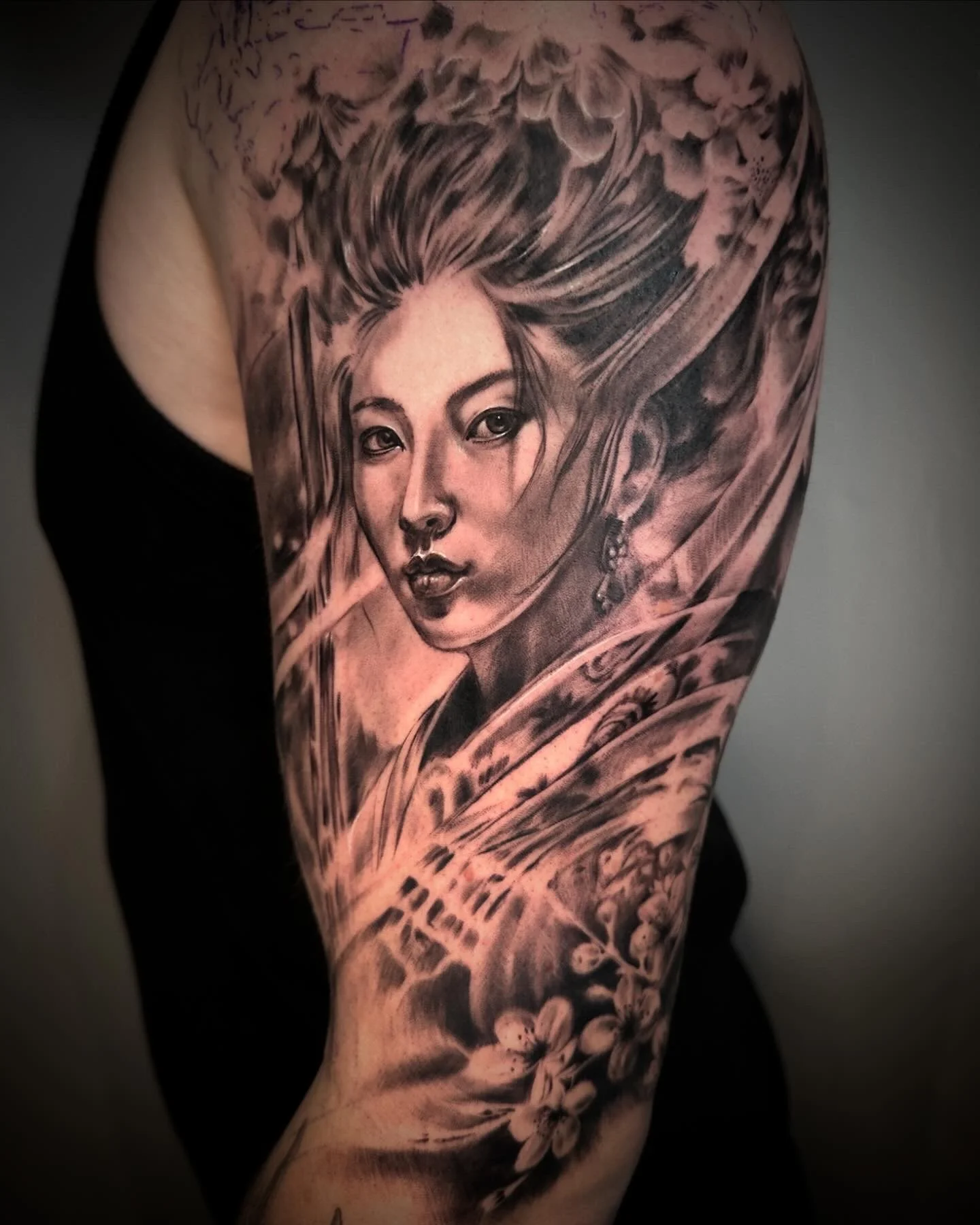 Black and grey Portrait