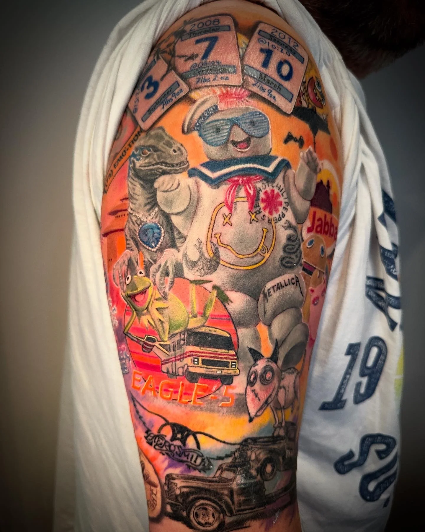 Colour Poster montage tattoo