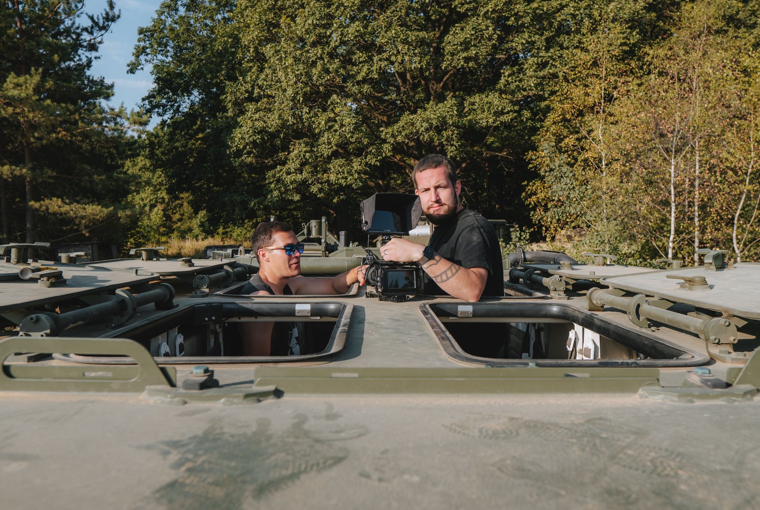Natáčení spotu k uvedení nového vyprošťovacího vozidla TREVA 30 pro firmu EXCALIBUR ARMY