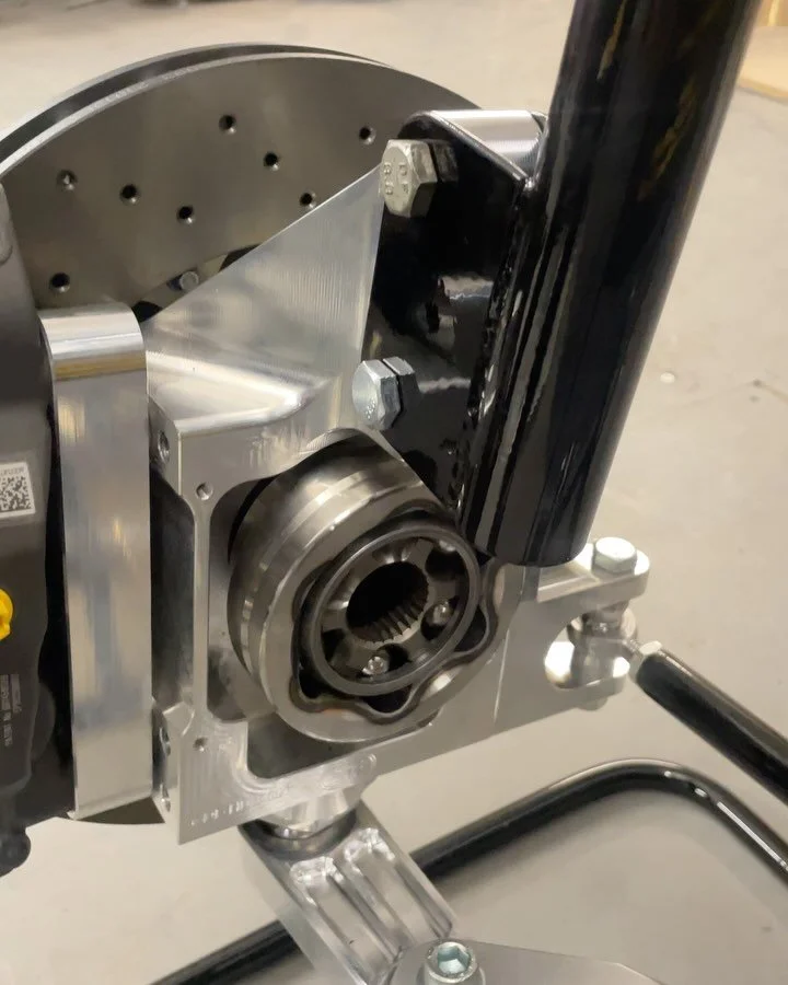 Warning! Explicit Content!
We are going to have to start an Onlyfans page for these sexy hub/wishbone/brake kits. 😂
We’ve been working hard on assembling the first of the billet kits and creating a display stand for all to see at various shows