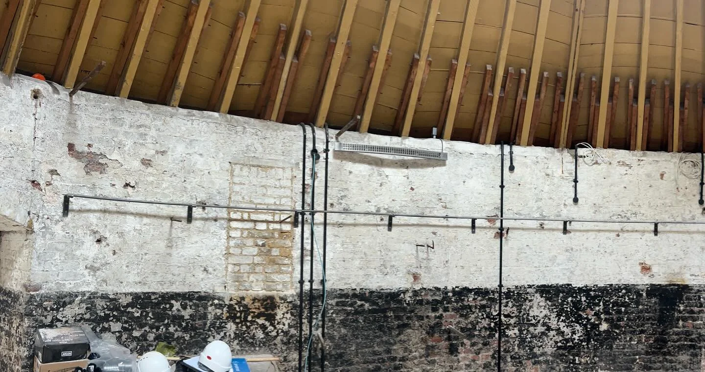 Back at Quentin Blake centre for illustration today to finish off the picture rail in the windmill room.