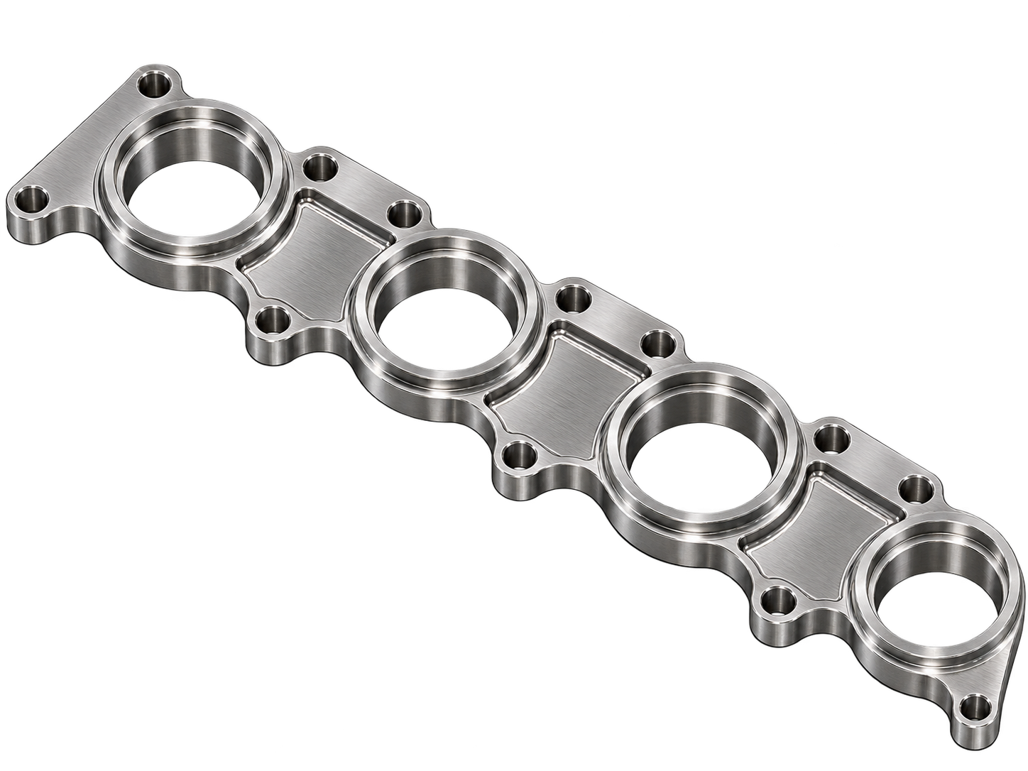 vw 1.8t 20v billet stainless steel exhaust manifold flange