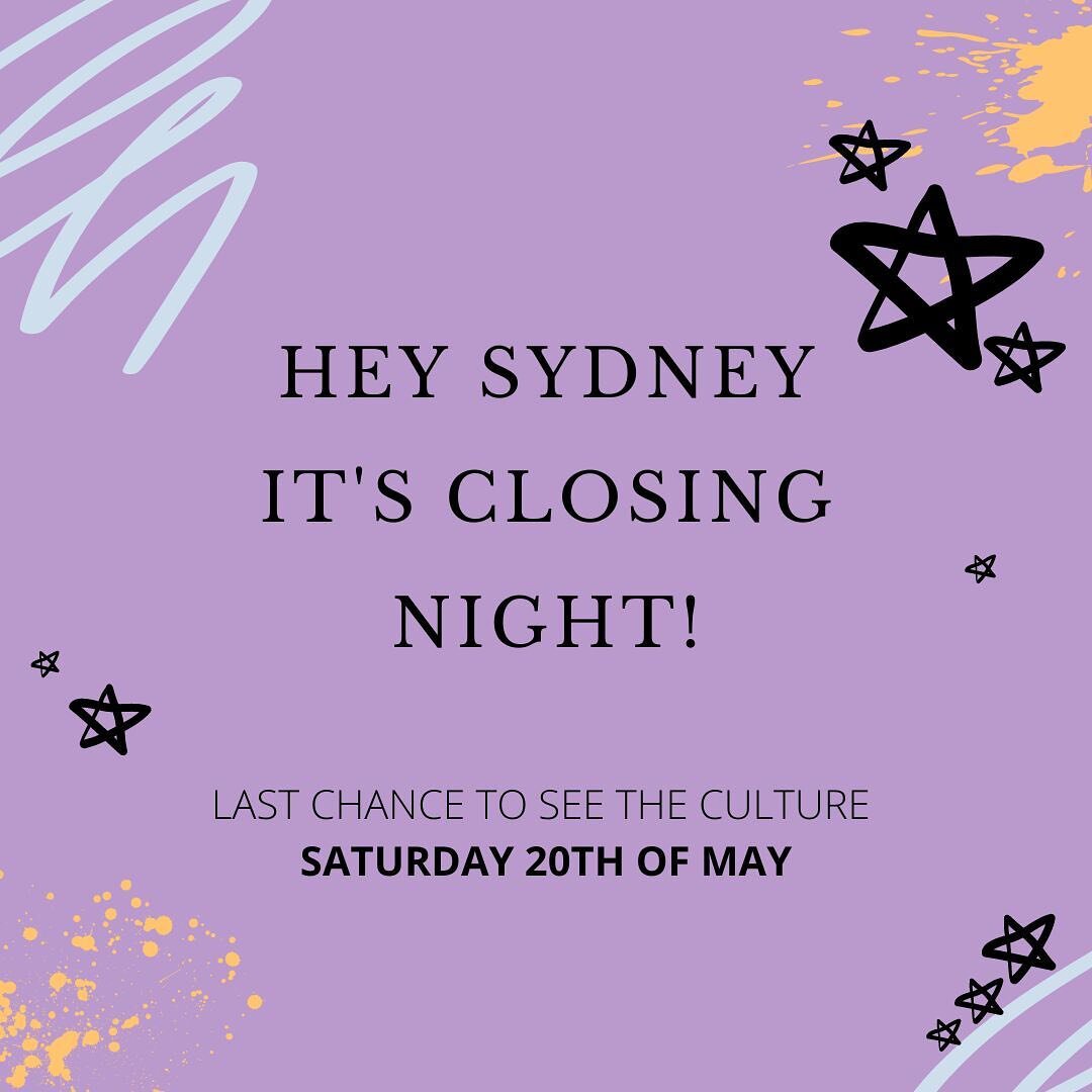 You don&rsquo;t want FOMO so get your tickets 🎟️ last chance to see the show! 

🎟️ link in our bio 

🔹 Sydney @flightpaththeatre 3rd-20th May
🔹Melbourne @theatreworksstkilda 7th-17th June

#theculture #ontour #seeyouthere #theatre #australianarti